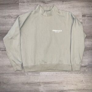 Essentials Fear of God Men's Cream Crewneck Sweater